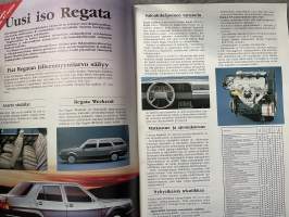 Fiat-uutiset 1986 nr 4 - Koeajossa Croma Turbo, Uuden Regatan esittely, Fiatin imago vahvistuu yhä, Rahalla saa ja turbolla pääsee -asiakaslehti,customer magazine