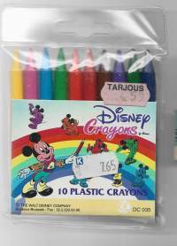 Disney Crayons 10 plastic -  värikynät avaamaton pakkaus