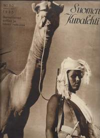 Suomen Kuvalehti 1935  nr 50 / somalialainen sotilas ja hänen ratsunsa, himmeli, kaivon vintturi, kaasua,