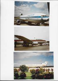 Lentokone valokuvia - valokuva 3 kpl erä