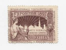 Exposition Bruxelles 1897 - kirjeensulkija kirjeensulkijamerkki