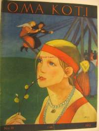 Oma Koti 1932 nr 10 kannen kuvitus Martta Wendelin