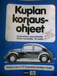 Volkswagen Kuplan korjausohjeet vuosimalliin -60 saakka