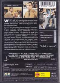 DVD Miehiä ja vaimoja 1992/2003. Woody Allen, Blythe Danner, Judy Davis, Mia Farrow, Juliette Lewis, Liam Neeson, Sydney Pollack.