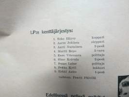 Loimaan Palloilijat - Pesäpallo 1961 -käsiohjelma LP - Jyväskylän Kiri 6.6.1961