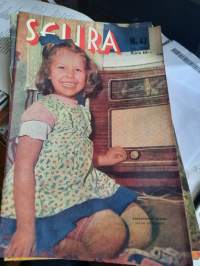 SEURA 47/1954 (24.11.) ostatko valmiin puvun?, Ava Gardner ja toreadori, vesihiihto