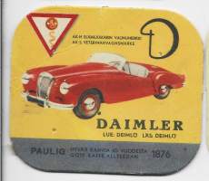 Daimler - keräilykuva, kahvipakettikuva  -