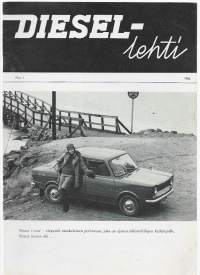 Diesel-lehti 1964 nr 1 / Simca 1000 e,