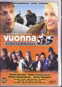 DVD Vuonna 1985 - Manserock -elokuva, 2013. Reino Nordin, Malla Malmivaara, Mikko Nousiainen, Miina Masola, Eppu Normaali, Juice, Popeda.