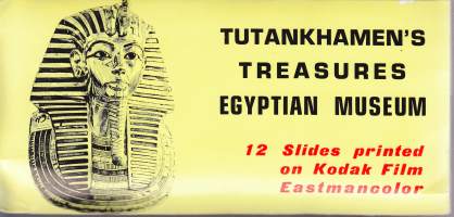 Tutankhamen&#039;s Treasures - Egyptian Museum. 12 slides on Kodak Film Eastmancolour. Tutankhamonin aarteet - 12 diakuvaa, sarja 11.