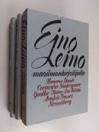Eino Leino kirjapaketti (3 kirjaa) : Maailmankirjailijoita ; Pohjolan kirjailijoita ; Suomalaisia kirjailijoita