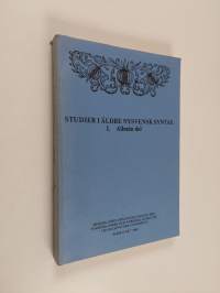 Studier i äldre nysvensk syntax, 1 - Allmän del (signeerattu, tekijän omiste)