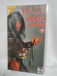 vhs W.A.S.P. videos ...in the Raw