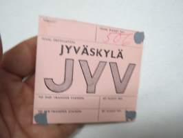 Finnair - Aero Oy - Jyväskylä - JYV - Baggage Strap Tag -matkalaukkumerkki