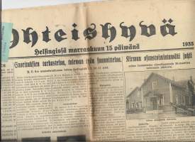 Yhteishyvä  15.11.  1935  Suomen Osuuskauppojen Keskuskunta