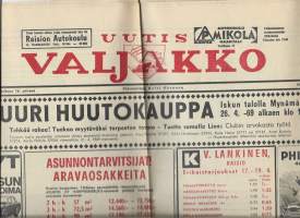 Uutis Valjakko 16.4.   1969