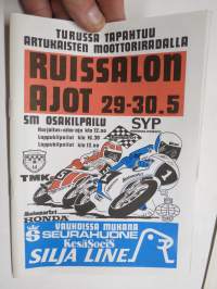 31. Ruissalon ajot - Ruissalonajot 1982 -käsiohjelma / program