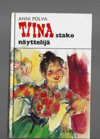 TIINAstako näyttelijä/ Polva, AnniKaristo 1991    Anni Polvan omiste nimikirjoituksella