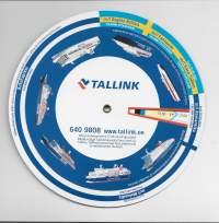 Tallink - aikataulu kiekko  mainos 2003