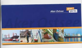 Aker Ostsee Aker Yards   joulukortti kulkenut 2004