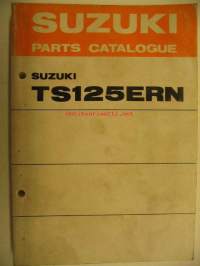 Suzuki TS125ERN parts catalogue varaosaluettelo