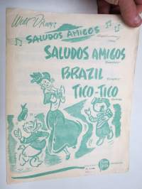 Walt Disneyn Saludos Amigos, Brazil, Tico-Tico - foxtrot &amp; rumba -nuotit (yhteen kappaleeseen)