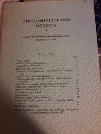 Oikeusministeriön ohjeita vaalilautakuntien jäsenille ja varajäsenille 1967, 1976, 1981