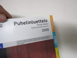 Turun (Turku) Seutu Eniro Puhelinluettelo 2008 + Keltaiset sivut