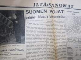 Ilta-Sanomat 13.3.1941 -sanomalehti