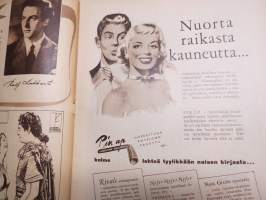 Elokuva-Aitta 1949 nr 20, Kansikuva Eeva-Kaarina Volanen - Katupeilin takana, Suomi-Filmi 30 vuotta, Viviane Romance, ym.