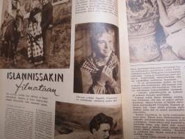 Elokuva-Aitta 1949 nr 20, Kansikuva Eeva-Kaarina Volanen - Katupeilin takana, Suomi-Filmi 30 vuotta, Viviane Romance, ym.