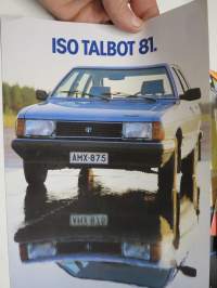 Talbot - Iso Talbot 1981 -myyntiesite