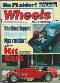 Wheels magazine 1981 Oktober / Rod&amp;Classic , Jaguar, AC cobror