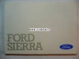 Ford Sierra -omistajan käsikirja / käyttöohjekirja