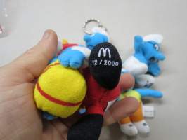 Smurffit - McDonalds 2000, 7 kpl pehmohahmoja yhtenä eränä