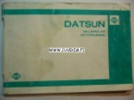 Datsun Mallisarja A10 -Käyttöohjekirja