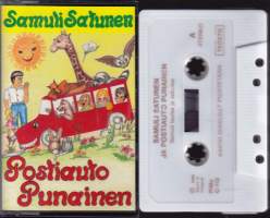 Samuli Satunen - Postiauto punainen, 1986. Samuli laulaa ja satuilee. C-kasetti. PiMu C-112.
