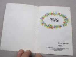 Ville - Ville-Veturi -Artko Oy / Peku Pensseli 50 pennin kirja v. 1969