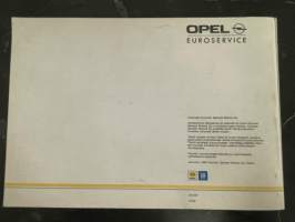 Opel Monterey 1992 -myyntiesite / sales brochure