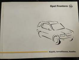 Opel Frontera 1998 -myyntiesite / sales brochure