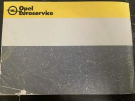 Opel Record 1985 -myyntiesite / sales brochure