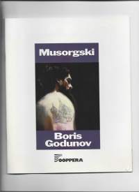 Musorgski Boris Godunov  / Suomen Kansallisooppera  - käsiohjelma 1997