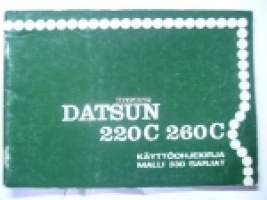 Datsun 220C 260C -käyttöohjekirja