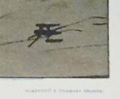 Döbeln Juuttaalla, litografia Albert Edelfeltin mukaan, laattasigneeraus, Tilgmann 1902  58x47 cm kehystämätön