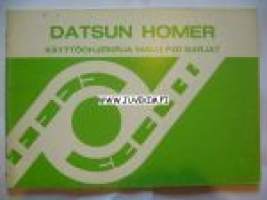 Datsun Homer F20-Sarja -käyttöohjekirja