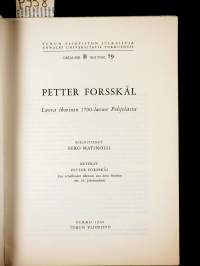 Petter Forsskål - Luova ihminen 1700-luvun Pohjolasta  &amp; Referat: Petter Forsskål: Ein schaffender Mensch aus dem Norden des 18. Jahrhunderts