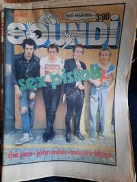 Soundi 8/1977 Sex Pistols, The Jam, John Miles, Moody Blues