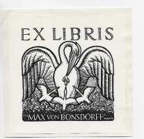 Max von Bonsdorff´s minne  - Ex Libris