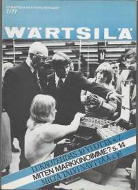 Wärtsilä Oy henkilöstölehti 1977 nr 7 Lukkotehdas 10 v, miten markkinoimme,