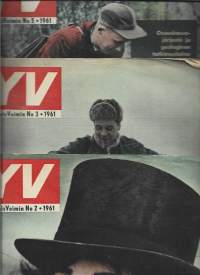 Yhteisvoimin 1961 nr 2,3 ja 5 yht 3 lehteä